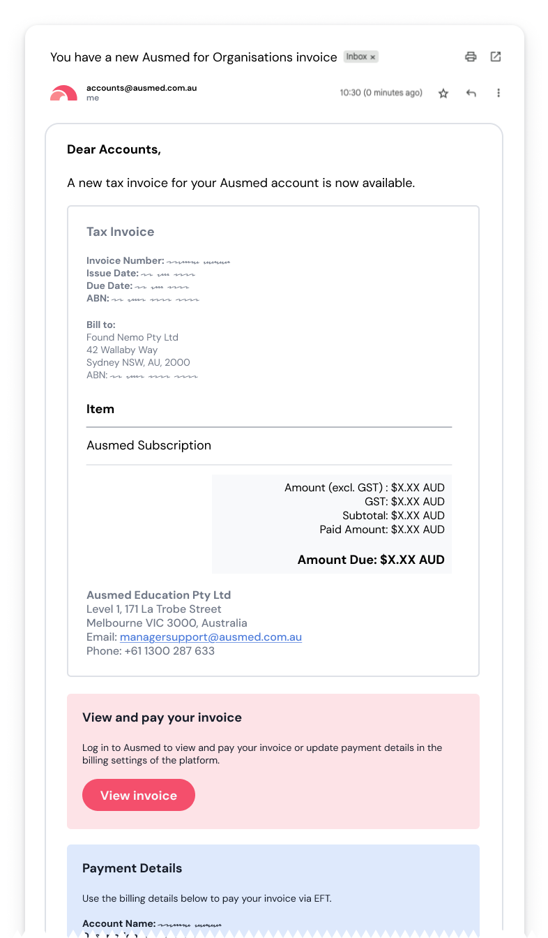 New look invoice