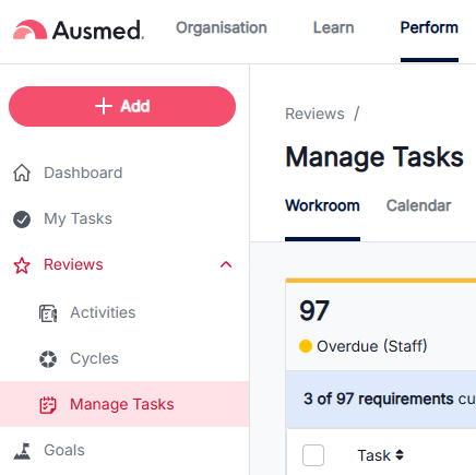 How to view and manage Tasks
