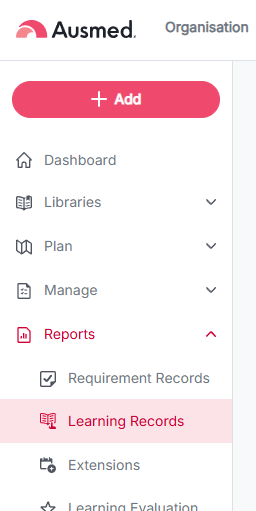 Upload Evidence to Learning Records